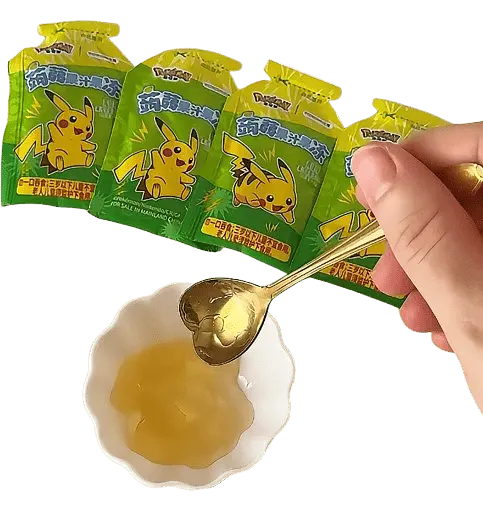 Желейні цукерки Pokemon Konjac Juice Jelly Green Grape Gummy 120г - фото 4