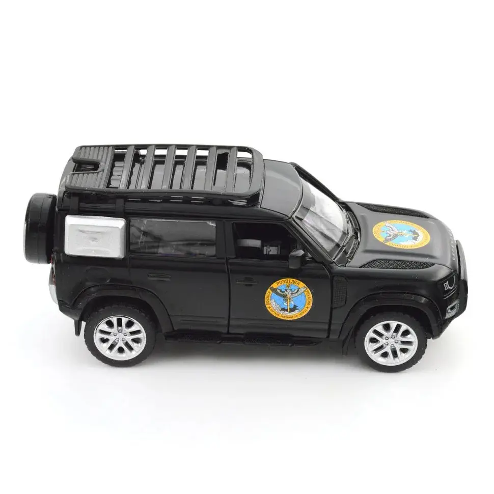 Автомодель серії «Шеврони Героїв» Land Rover Defender 110 «ГУР МО» TechnoDrive 250364M - фото 3