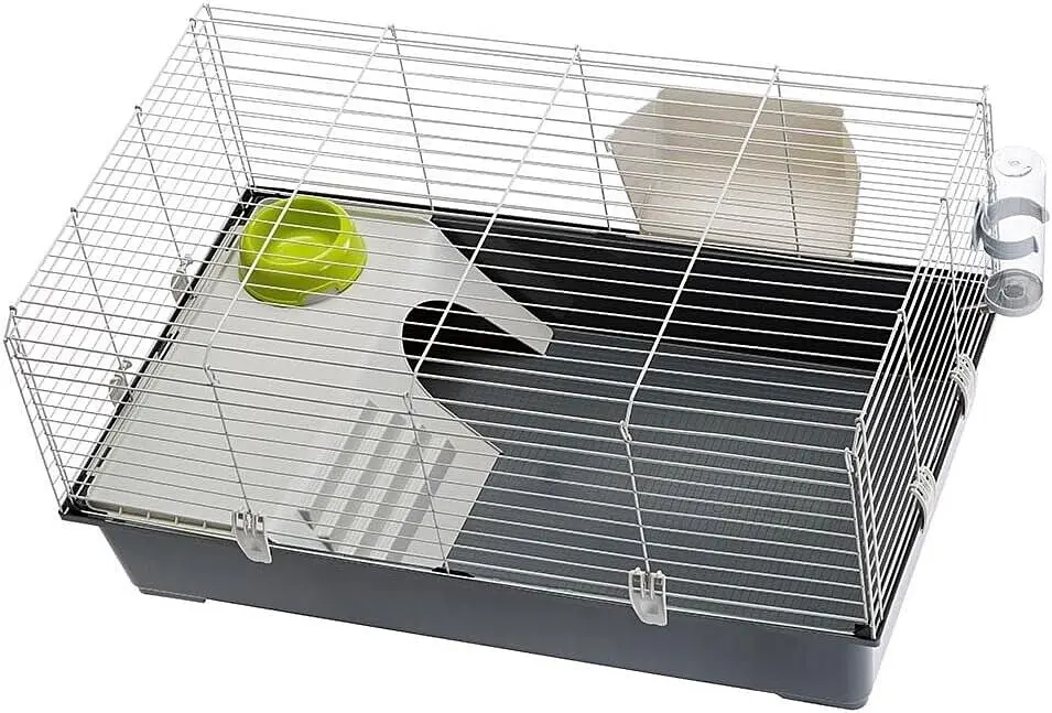 Клітка для кроликів та морських свинок Ferplast Rabbit 100 темно-сіра 95х57х46 см 57052370 - фото 4