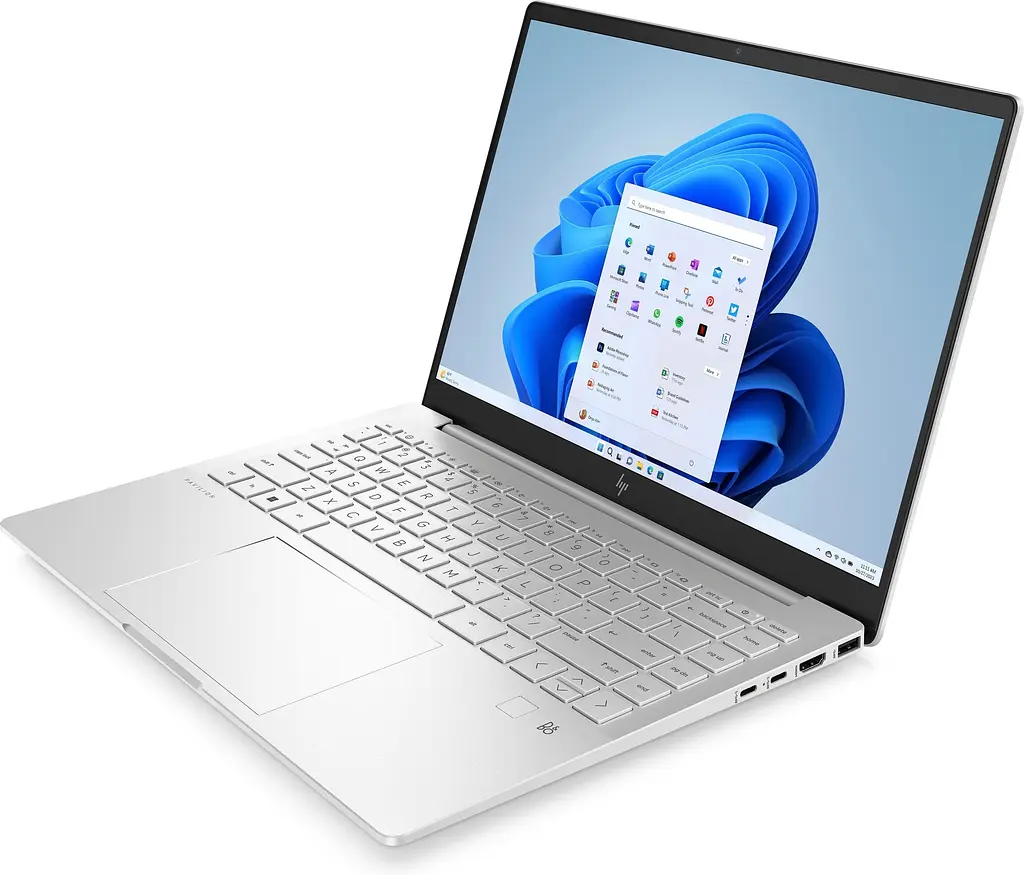 Ноутбук HP Pavilion Plus 14-eh1006ua 14' 2.2K IPS AG, Intel i5-1340P, 16GB, F1024GB, UMA, Win11, сріблястий (826Y7EA) - фото 5
