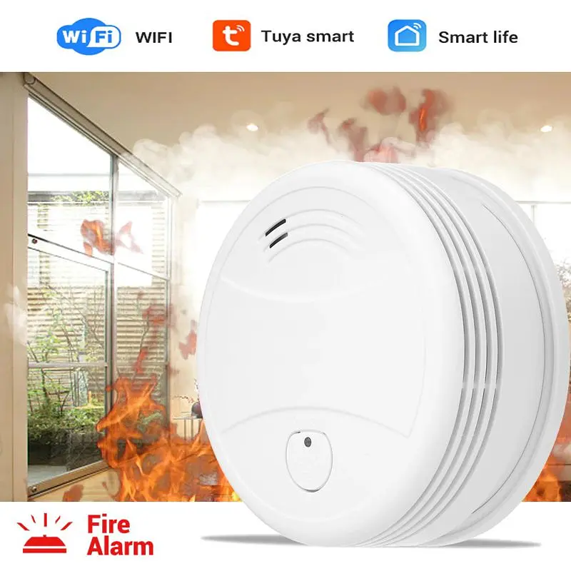 Датчик диму wifi пожежний датчик Nectronix G2-W, оповіщення на смартфон у додаток Tuya smart (100819) - фото 7
