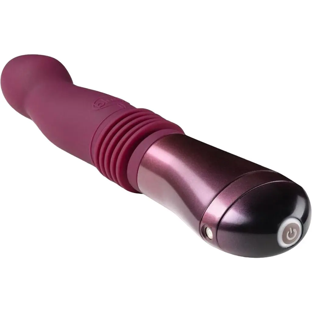Вібратор Blush Novelties Trixie Thrusting Dildo Wine Red (SO8835) [108466] - фото 3