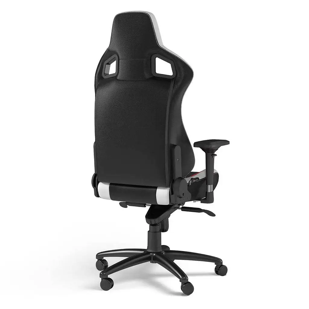 Геймерське крісло Noblechairs EPIC Real Leather Black, White and Red - фото 3