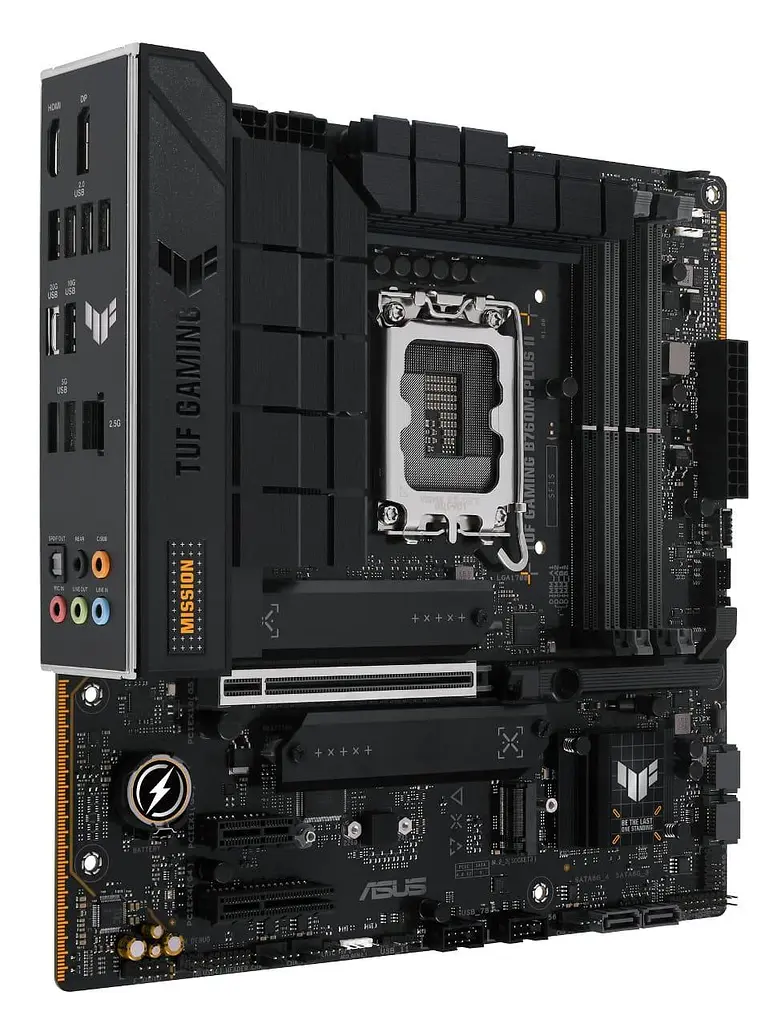 Материнська плата ASUS TUF GAMING B760M-PLUS II (TUF GAMING B760M-PLUS II) (Socket 1700, Intel B760, Micro-ATX) - фото 3