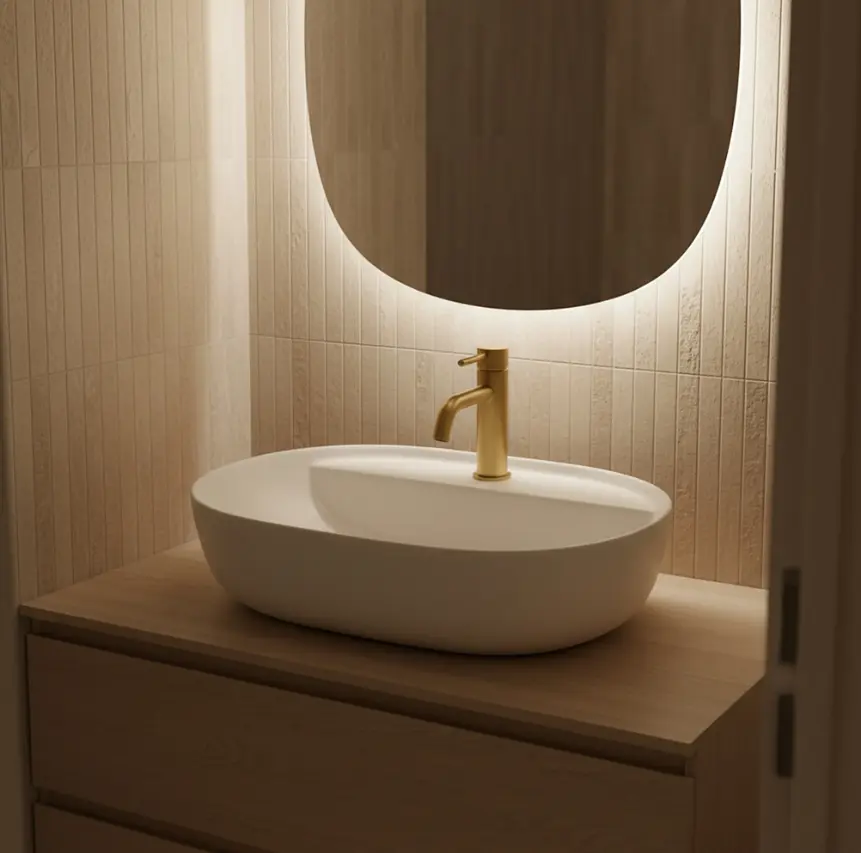 Умивальник Rea Aura 51 накладний 50.5x38.5 см white matt REA-U7340 - фото 2