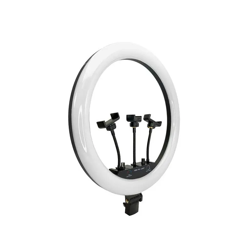 Кольцевая лампа для блоггера 45 см MJ-45 Цветная без штатива - фото 2