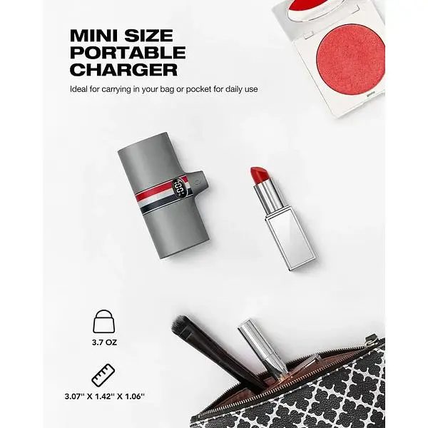 Портативний зарядний пристрій Viyisi W0562 USB Type C міні 5000 мАг 20 Вт зі складаною підставкою - фото 6