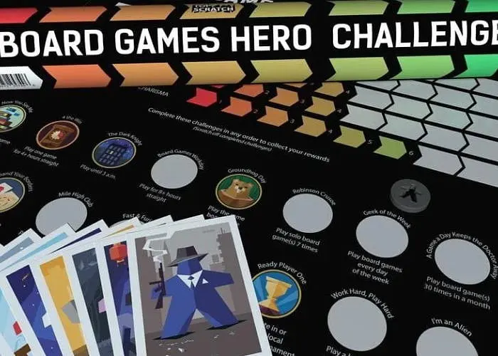 Top Scratch Скретч постер Board Games Hero Challenge (англ.) (СП100ДНН) - фото 3