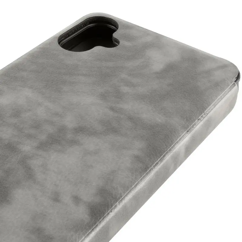 Шкіряний чохол-книжка Belora для Samsung Galaxy A07 / A06 Gray - фото 6