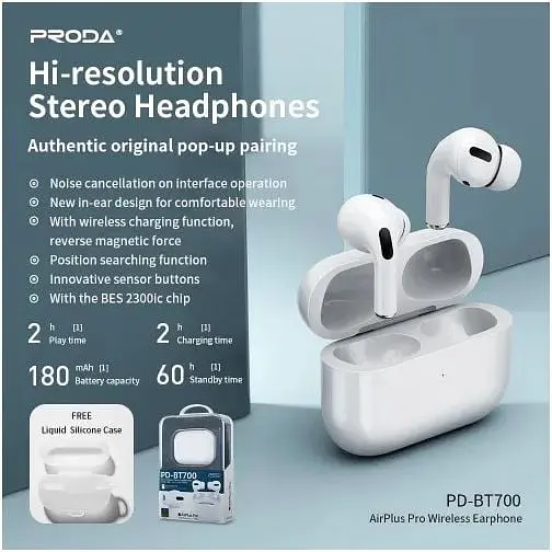 Наушники Remax Proda Stereo AirPlus Pro PD-BT700 Hi-resolution - фото 3