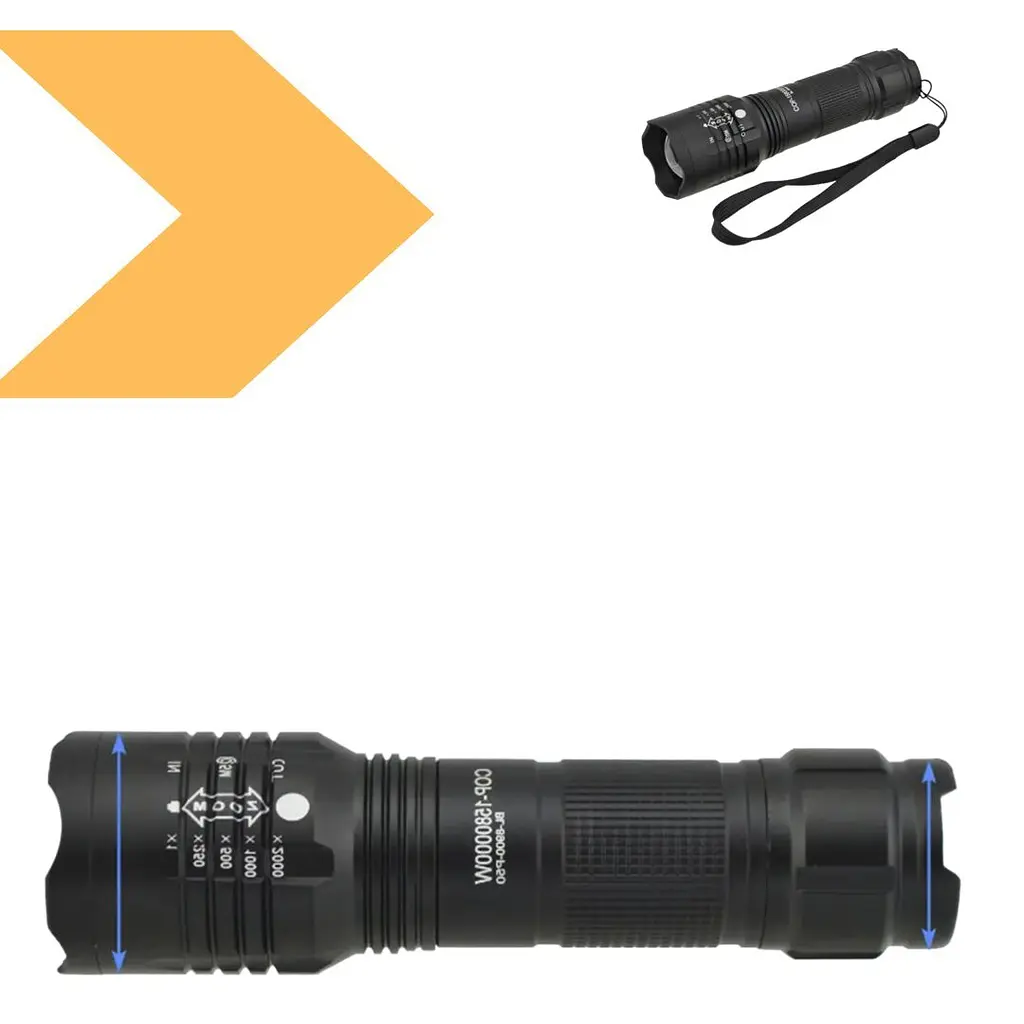 Ручний ліхтарик акумуляторний потужний 1000 люмен XPRO BL 8900-P50 (123463858_323) - фото 2