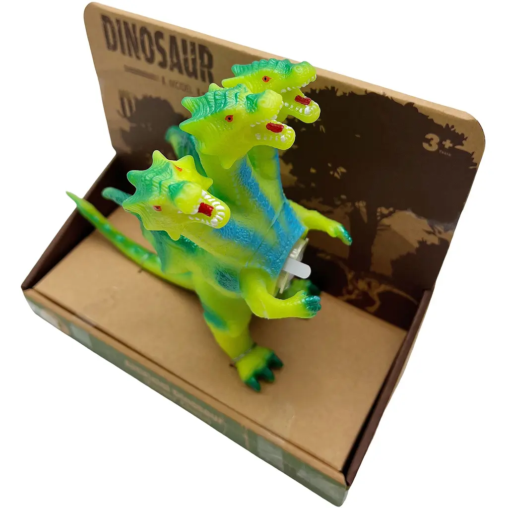Іграшка Bibi Toys Дракон триголовий звуковий 25 см (762237BT-3)  - фото 4