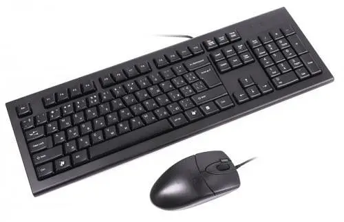 Комплект A4Tech KRS-8520D, чорний, дротовий, USB (KRS-85+OP-620D)