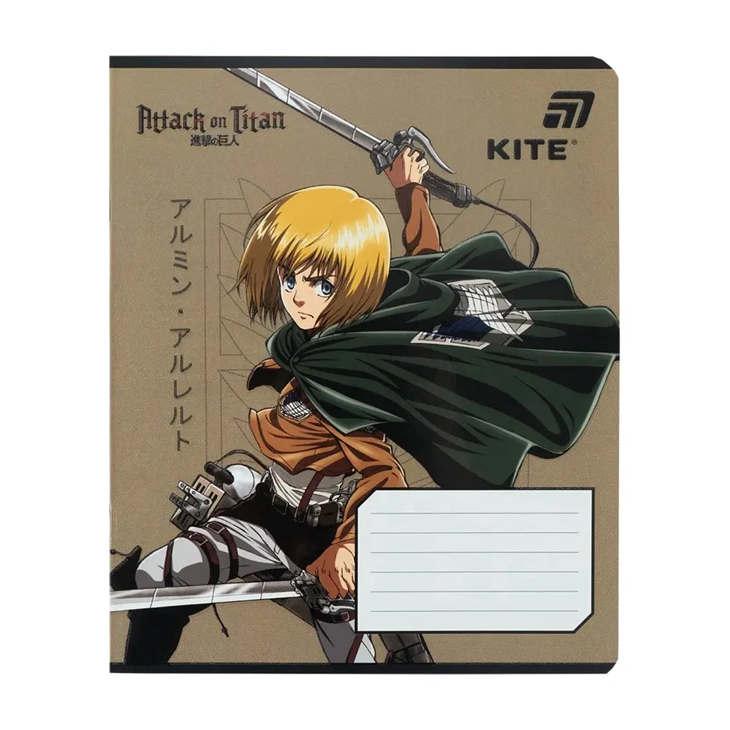 Зошит Kite Attack on Titan, 18 аркушів, клітинка (AT26-236), в асортименті - фото 6