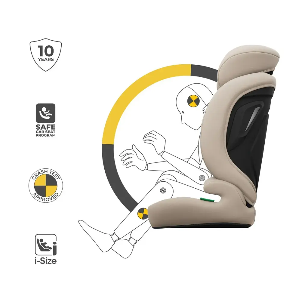 Автокрісло Kinderkraft Comfort Up 2 Plus i-Size Beige (KCCOUP02BEGPL00) - фото 7