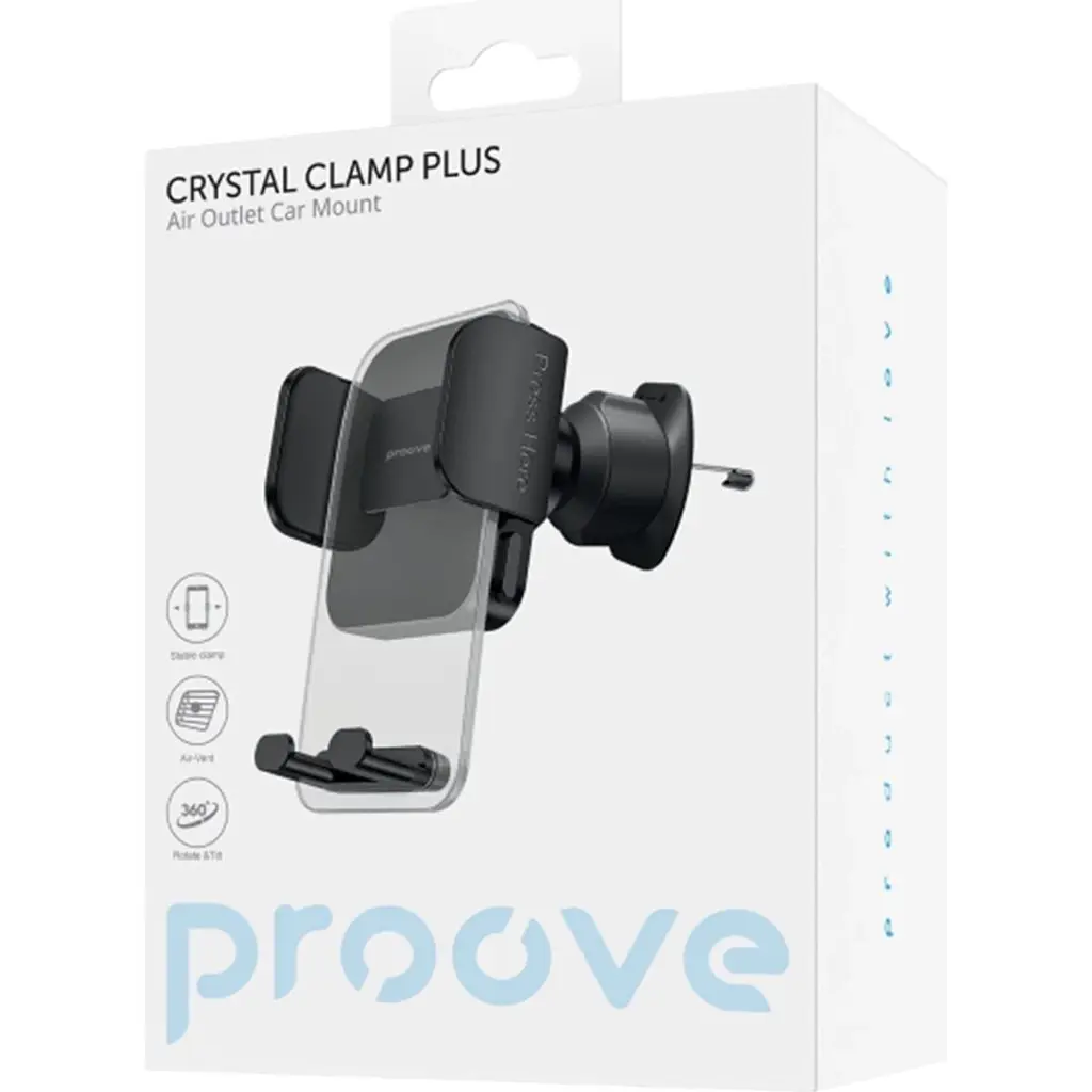 Автотримач Proove Crystal Clamp Plus Air (CHCCP0000001) [136233] - фото 4