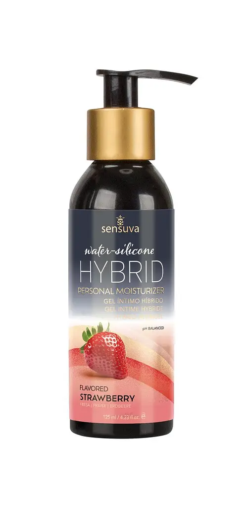 Змазка гібридна Sensuva Hybrid Strawberry 125 мл