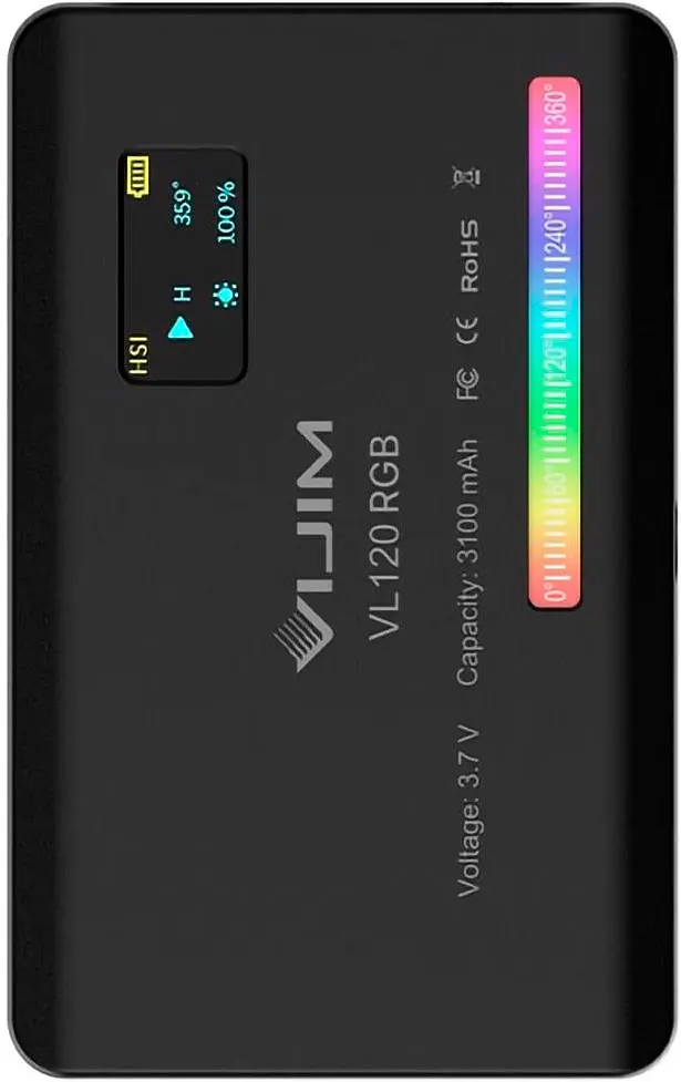 Видеосвет Ulanzi Vijim VL120RGB Light UV-2346 Black - фото 3