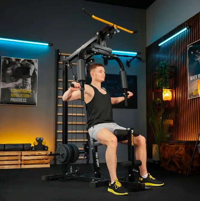 Силова фітнес станція Trex Sport TX-450HG з верхньою та нижньою тягою - фото 2