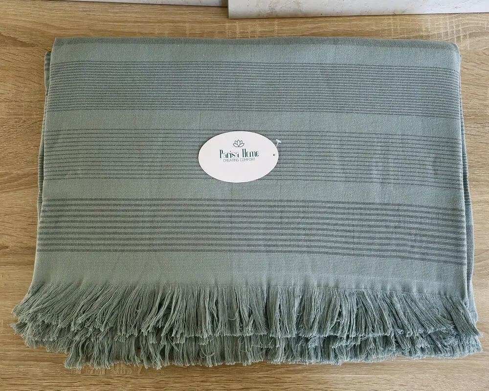 Простирадло махрове Parisa Home Pike 150х200 щільність 400 г/м2 м'ята - фото 3