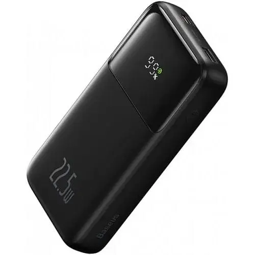 Зовнішній акумулятор Baseus Comet Series 20000mAh 22.5W 2024 чорний PPMD020101 - фото 2