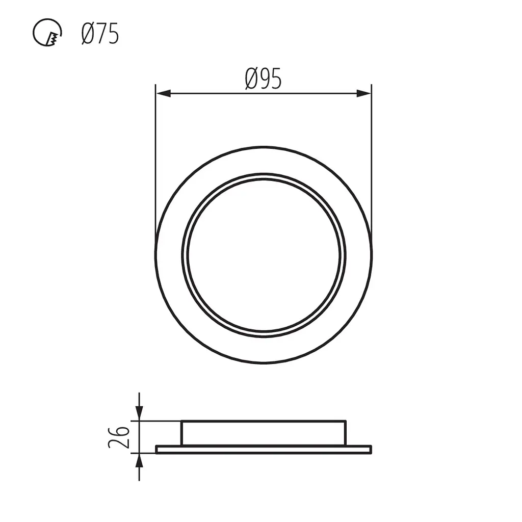 Светильник Kanlux Tavo LED DO 5W-NW down-light (36510) - фото 2
