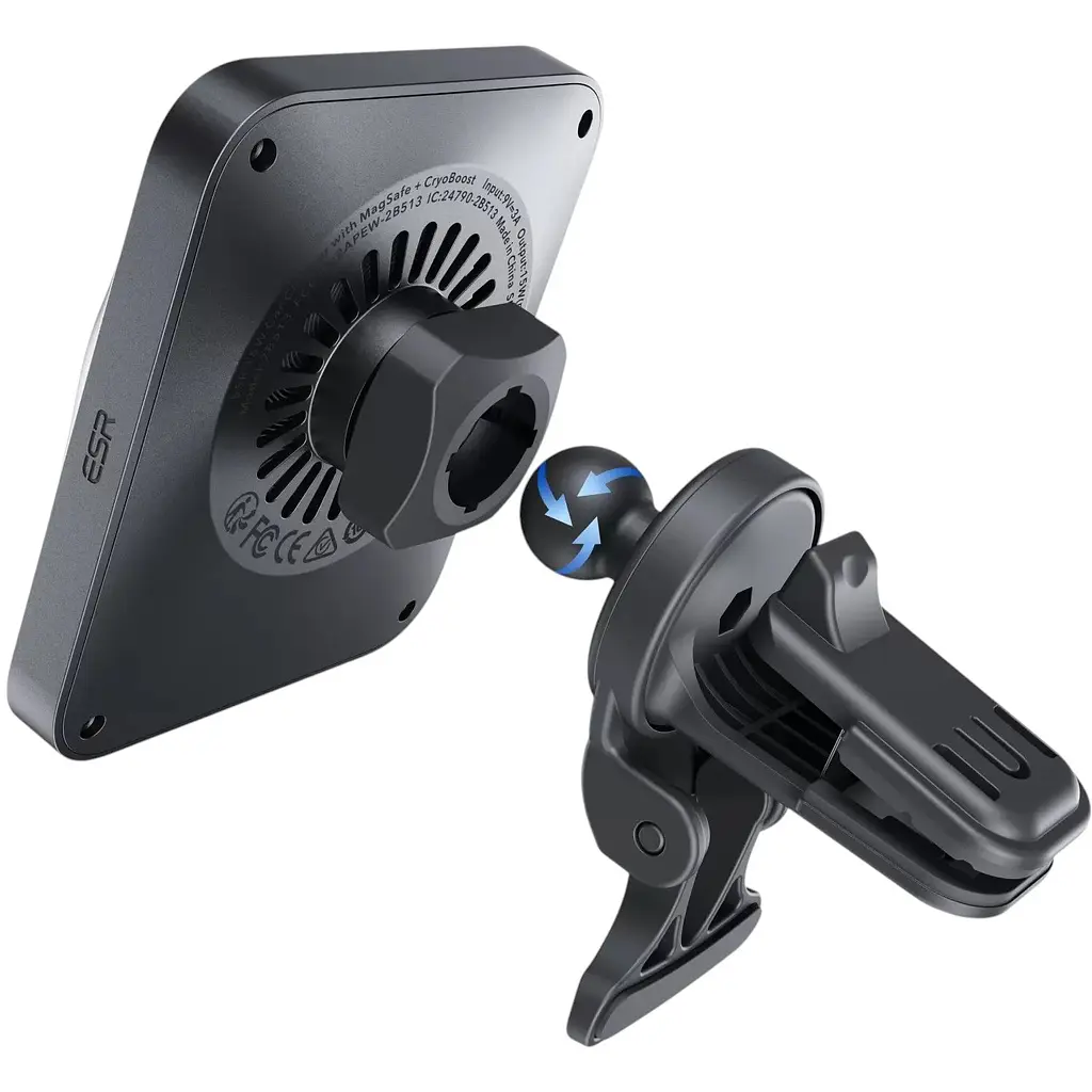 Автомобільний зарядний пристрій ESR 15W Car Charger with MagSafe + CryoBoost Cool Grey (2B5130102) - фото 5