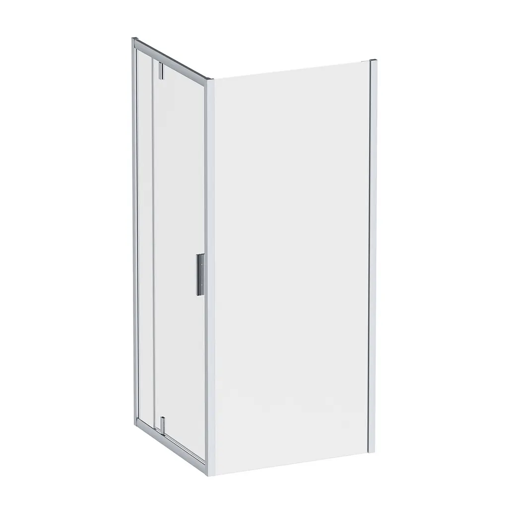 Душова кабіна AM.PM Gem Square Pivot 90x90 см без піддону хром матовий W90UG-404-9090-MT
