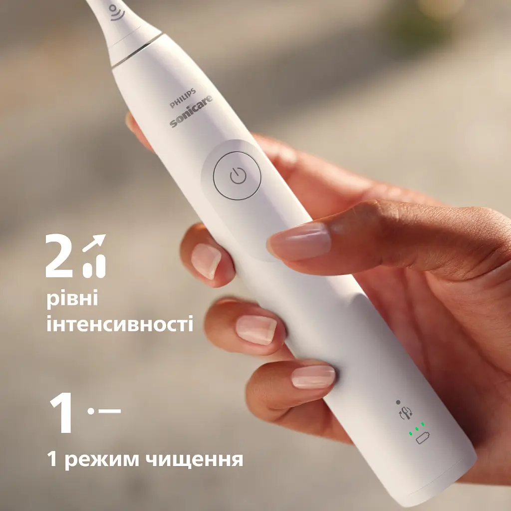 Електрична зубна щітка Philips Sonicare HX7108/02 серії 5300 біла - фото 7