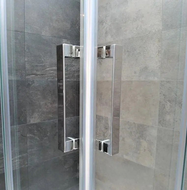 Душова кабіна Dusel A-513 100x100x190 тоноване, Хром, Універсальна, тонований, хром, 100x100 - фото 3