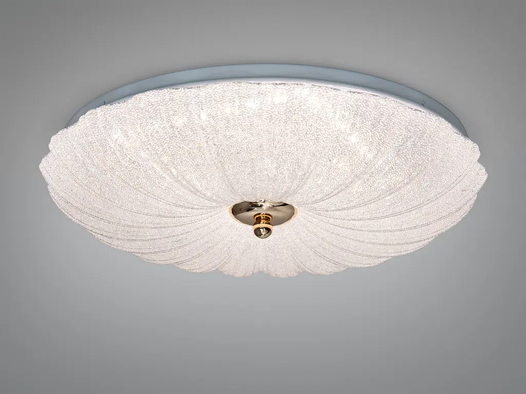 LED стельова люстра Romin 34 Вт біла золото без пульта - фото 2