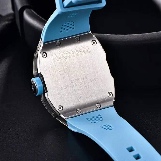 Наручний годинник чоловічий PD-YS012 Silver-Blue Pagani Design acs0031094 - фото 4