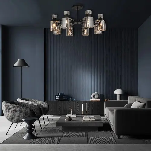 Накладний світильник Ardero BL1180-1 OLIVIA під лампу чорний - фото 3