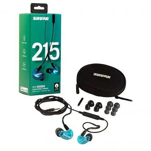 Навушники Shure SE215 (Blue) - фото 2