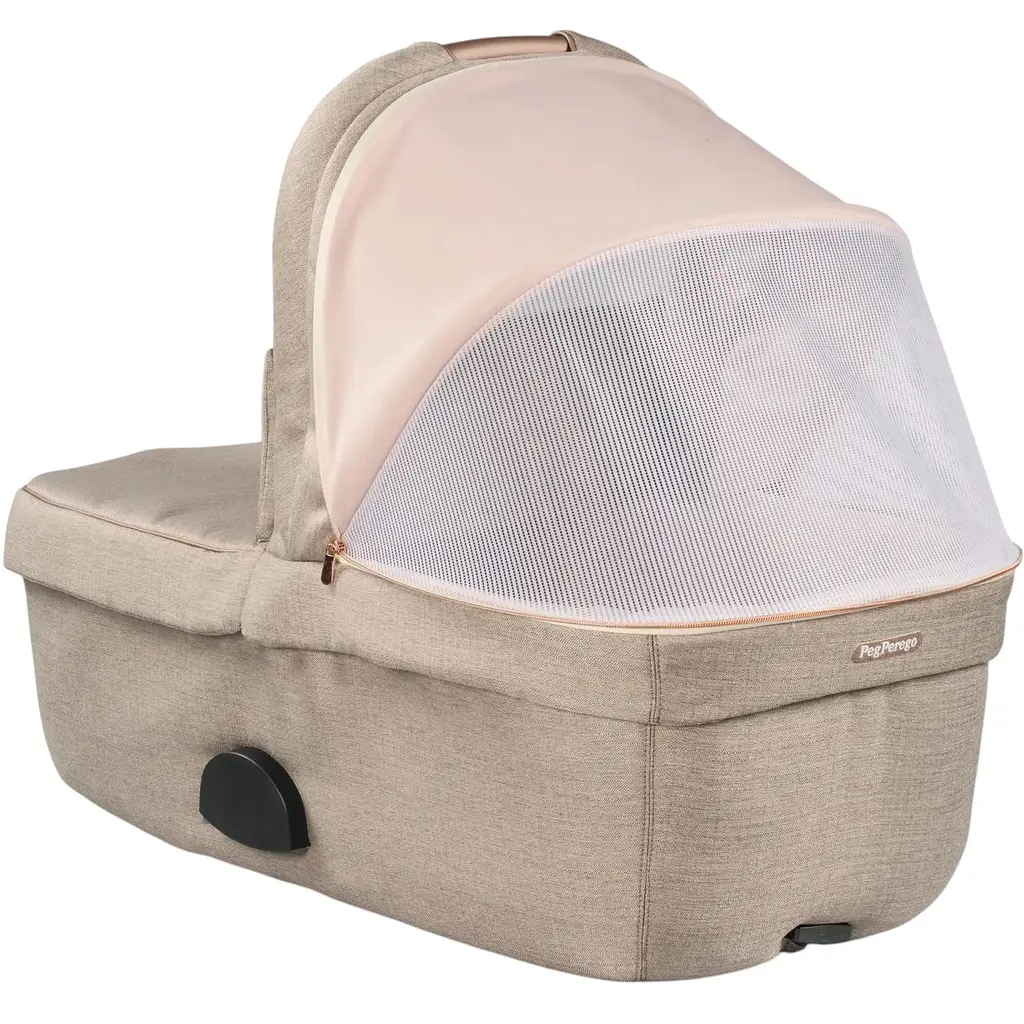 Коляска Peg-Perego Veloce Belvedere Mon Amour SLK 3 в 1 з підставкою до люльки рожеве золото - фото 9