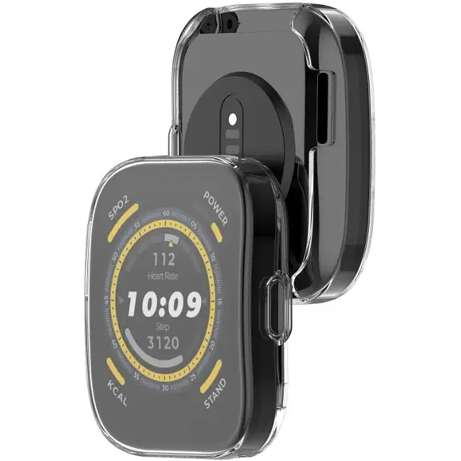 Чохол-накладка DK для Xiaomi Amazfit Bip 5 Silicone Face Case (clear) - фото 2