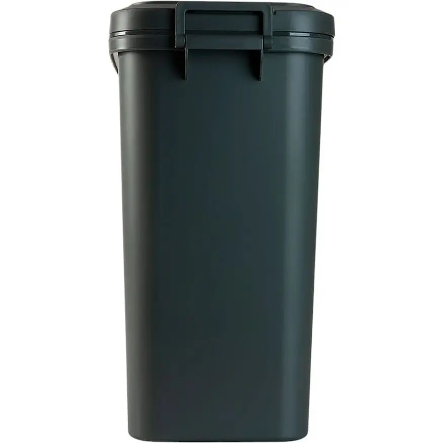 Відро для сміття MBM My Home з кришкою 15 л антрацит (BIN-04 15L ANTHRACITE) - фото 3