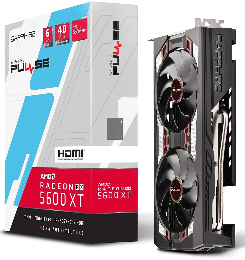 Видеокарта Sapphire AMD Radeon RX 5600 XT 6G Pulse (11296-01) (GDDR6, 192 bit, PCI-E v4.0 x16) Б/у - фото 6