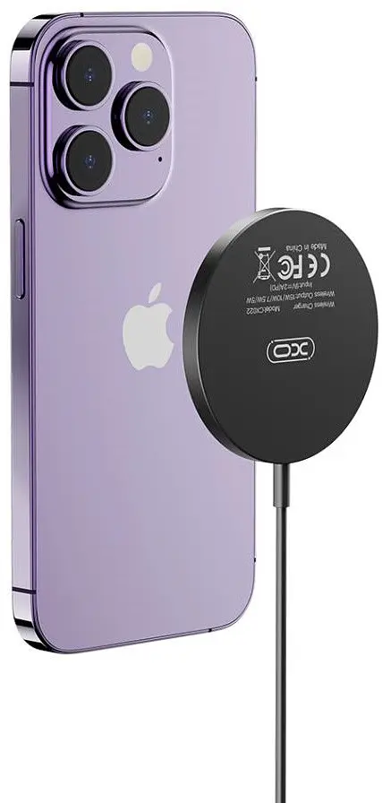 БЗП XO CX022 Magnetic Wireless 15W 1.2m Чорний - фото 2