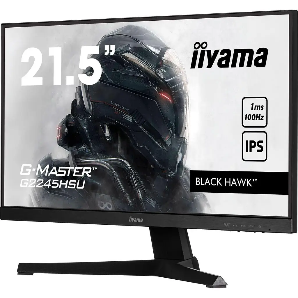 Монітор 17" Iiyama 21.5" G-Master G2245HSU-B2 FHD IPS 100Hz (G2245HSU-B2) - фото 3