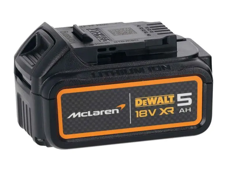 Дриль-шурупокрут ударний DeWalt McLaren F1 Team Limited Edition з АКБ та ЗП DCD85MP2T - фото 3