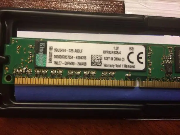 Планка пам'яті Kingston DDR3 4 ГБ 1333 МГц (KVR13N9S8/4) - фото 2