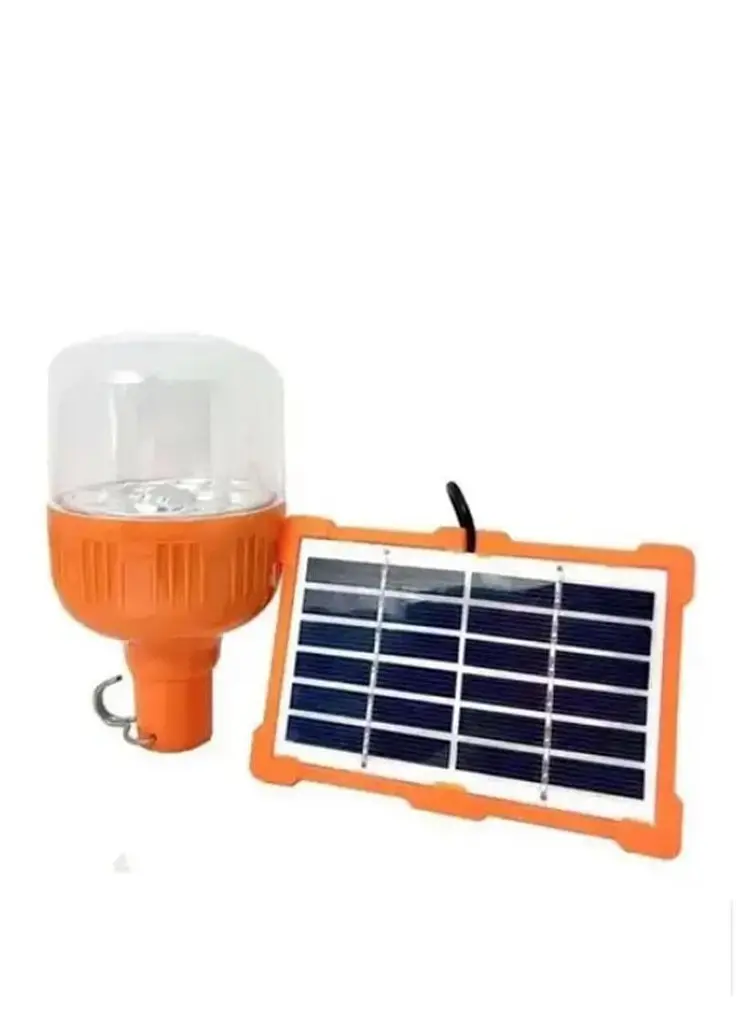 Ліхтар акумуляторний із сонячною панеллю Solar GR-015 кемпінговий 4 режими роботи помаранчевий - фото 3