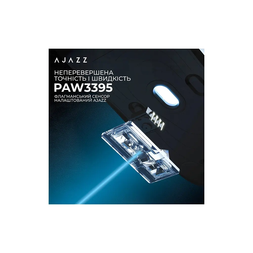 Мишка Ajazz AJ179PRO Wireless/Bluetooth/USB Charging Dock White (AJ179-PRO-W) - фото 7