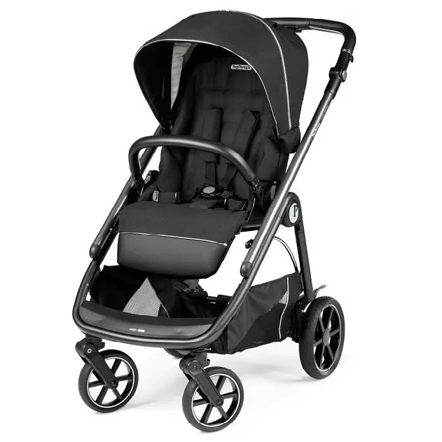 Коляска Peg-Perego Veloce Black Shine Lounge, 3в1, чорний (PACK-VEL31LG000005) - фото 2
