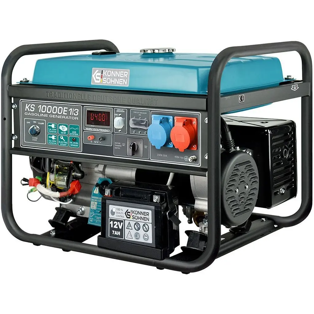 Генератор бензиновий Konner&Sohnen KS 10000E-1/3 [116972] - фото 2