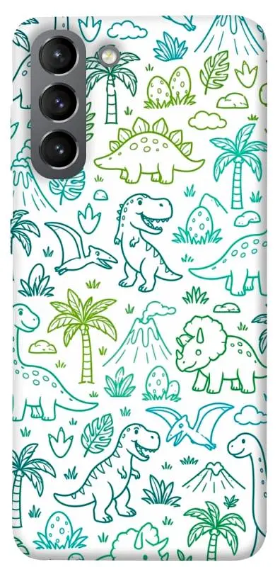 TPU чохол Demsky Dino pattern для Samsung Galaxy S21