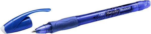 Ручка гелева пиши-стирай BIC Gel-ocity Illusion синя 0.3 мм (504895) - фото 2