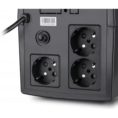 Пристрій безперебійного живлення Vinga LED 1200VA plastic case (VPE-1200P) - фото 5