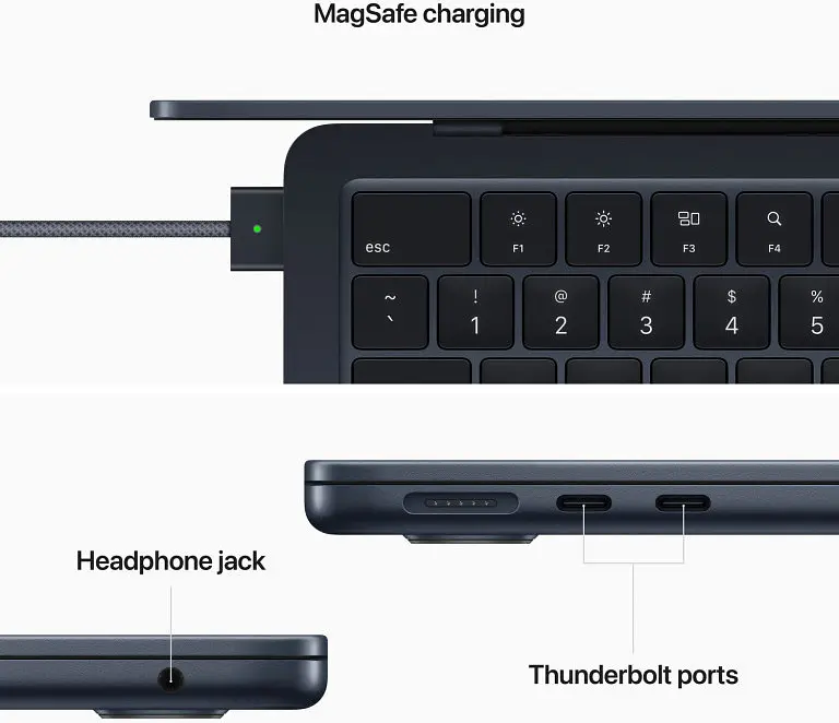 Ноутбук Apple MacBook Air 13'' M2 Midnight 2022 [Z1610005J] [77657] - фото 4